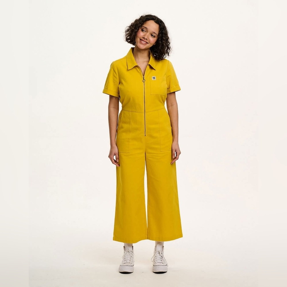 Lucy & Yak Yellow Jumpsuit (Ragan - Cotton Jumpsuit in Yellow)